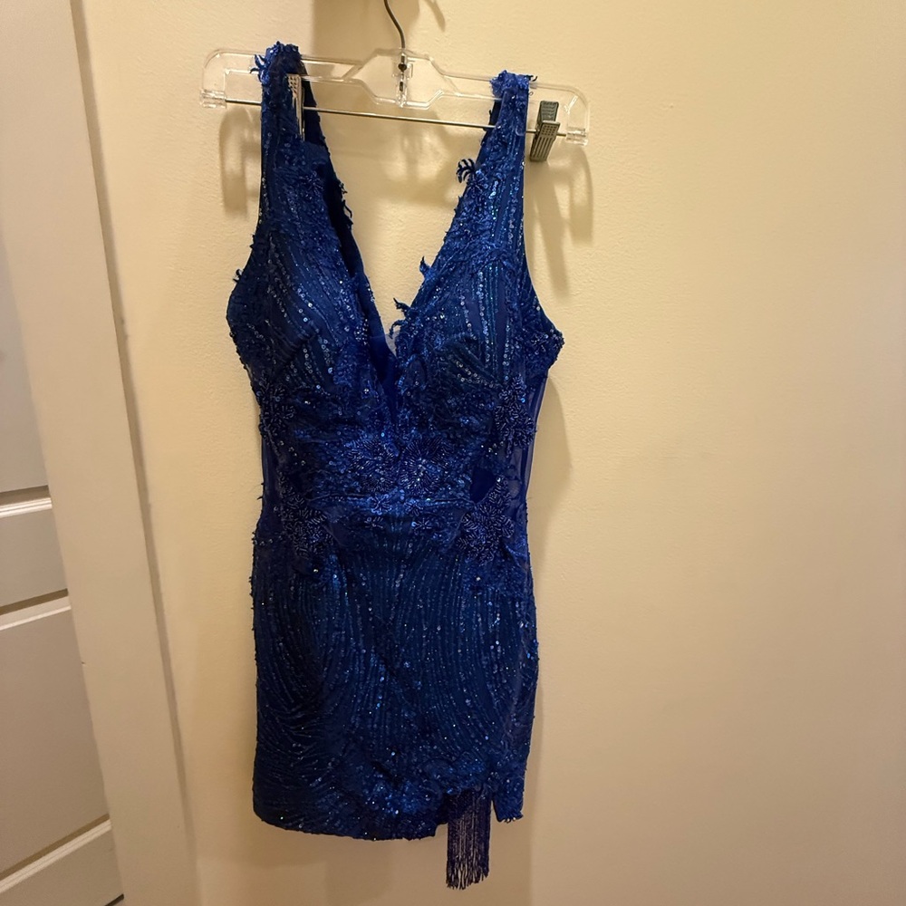 Portia and Scarlett Royal Blue Sequin Dress